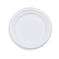 Plato Redondo Plástico Blanco (10 Unidades)