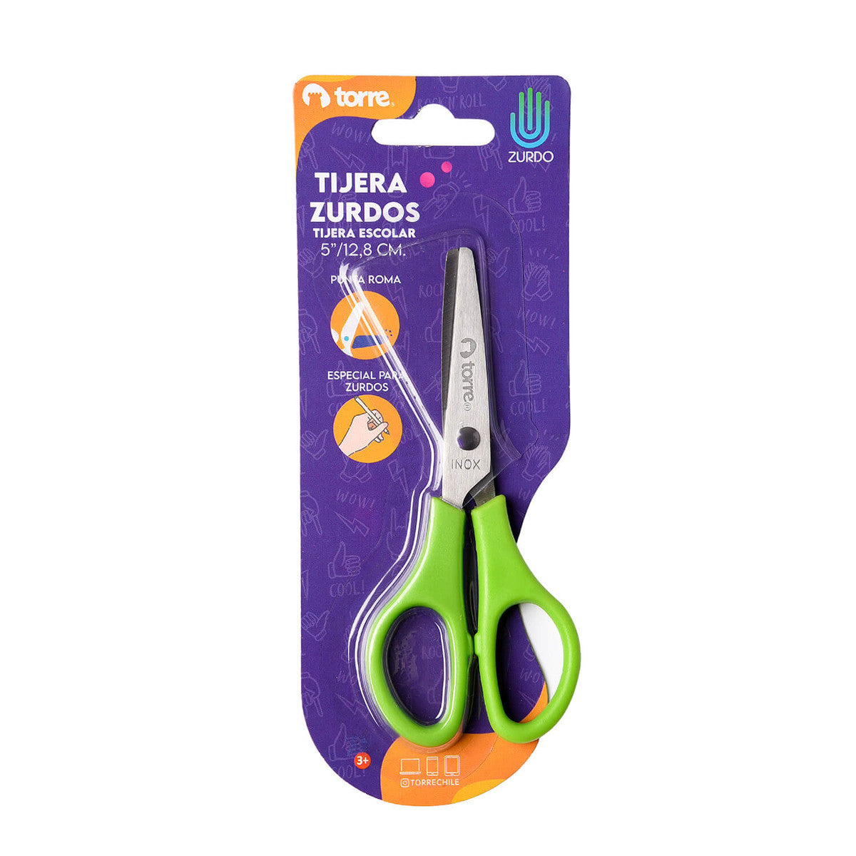 Tijera Para Zurdo Punta Roma Torre 