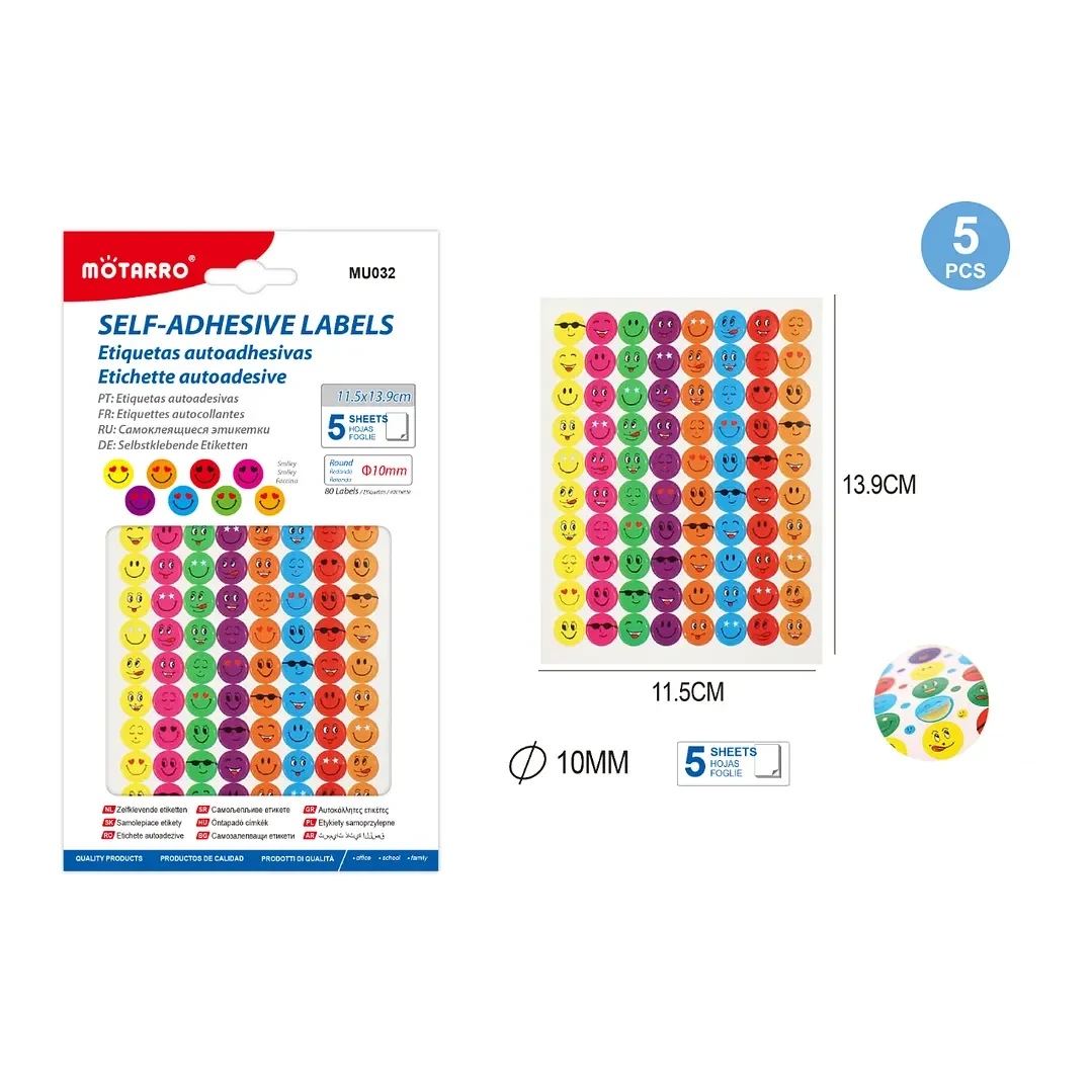 Set de Stickers de Emociones | Caritas Expresivas