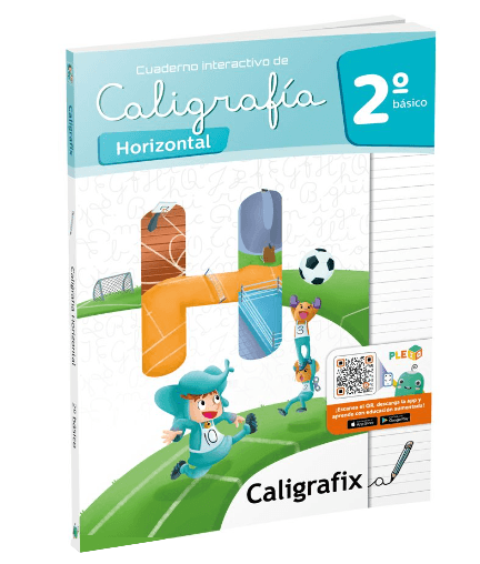 Libro Caligrafía Horizontal 2do Básico Caligrafix