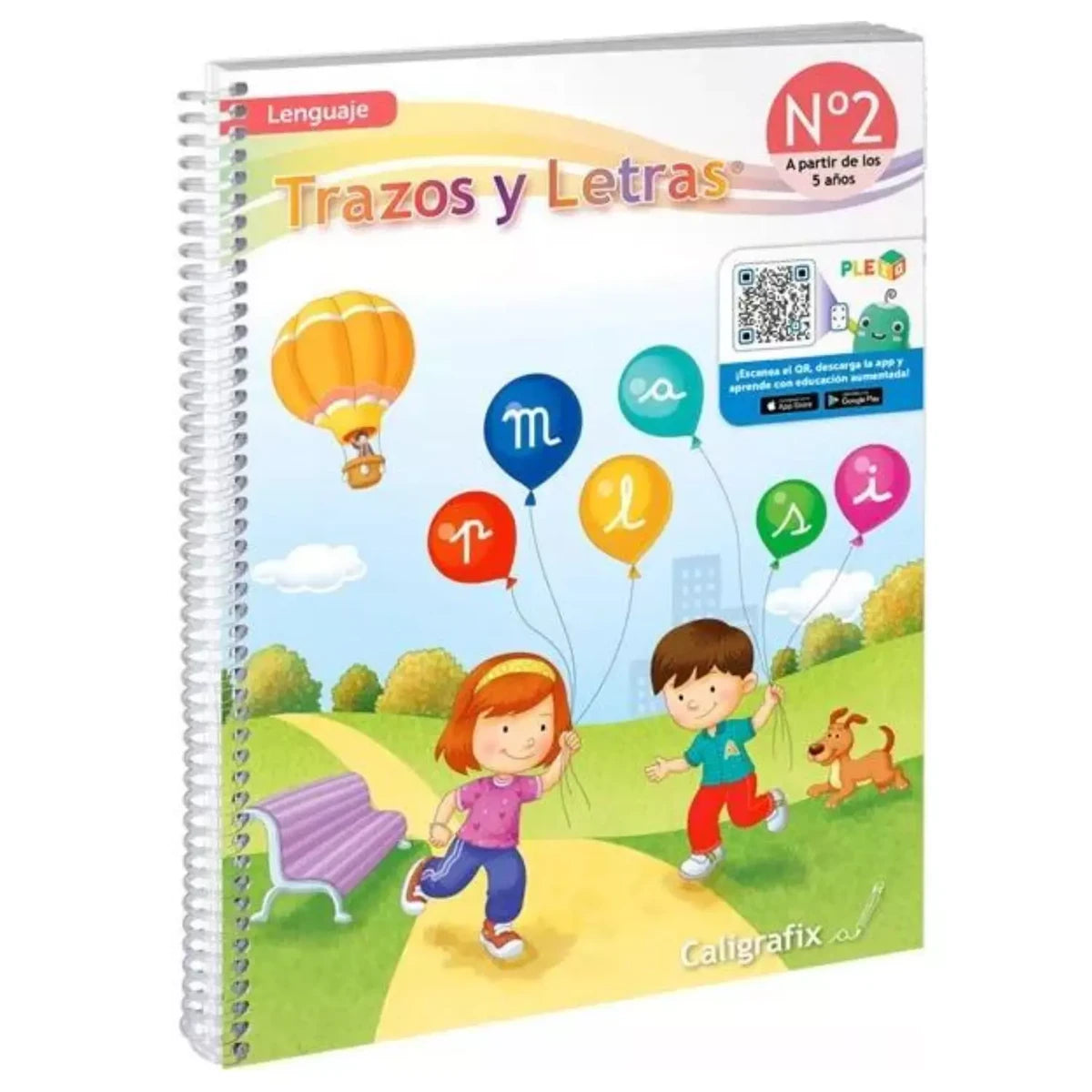 Libro Trazos y Letras N°2 Caligrafix