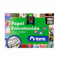 Estuche Papel Entretenido 9 Pliegos Torre 