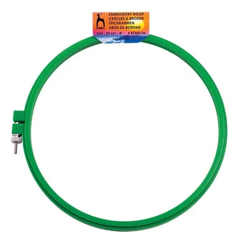 Bastidor Plástico Redondo 20cm 1 u