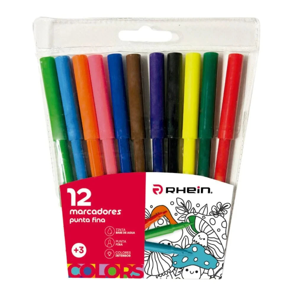 Lápices Scripto 12 Colores Rhein