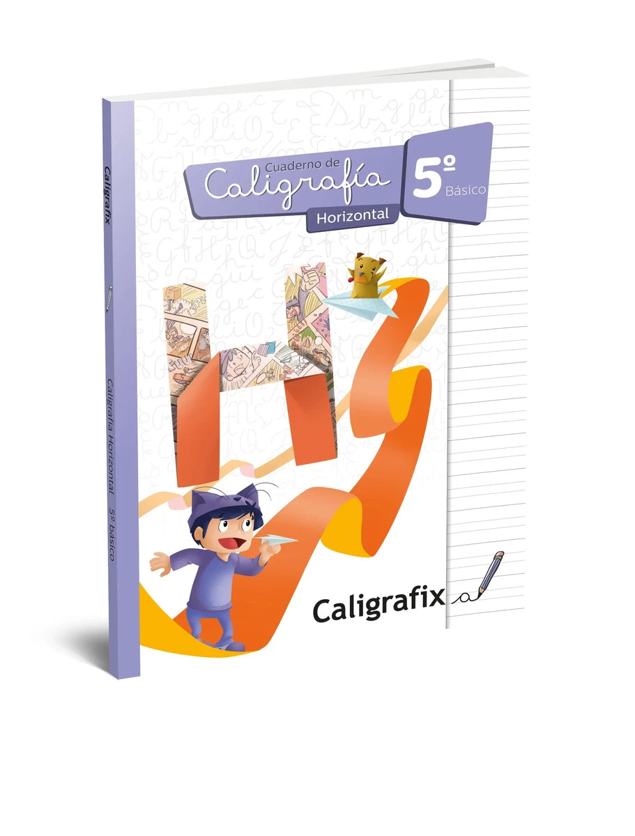Libro Caligrafía Horizontal 5to Básico Caligrafix