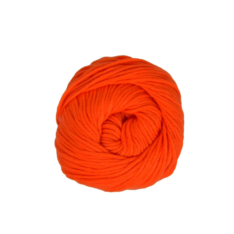 Madeja De Lana Color Naranja (100 g)