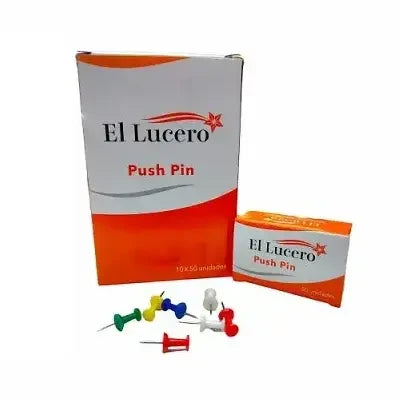 Push Pin de Colores | 50 Unidades