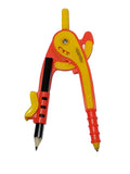 Compás Escolar Naranjo/Amarillo Proarte