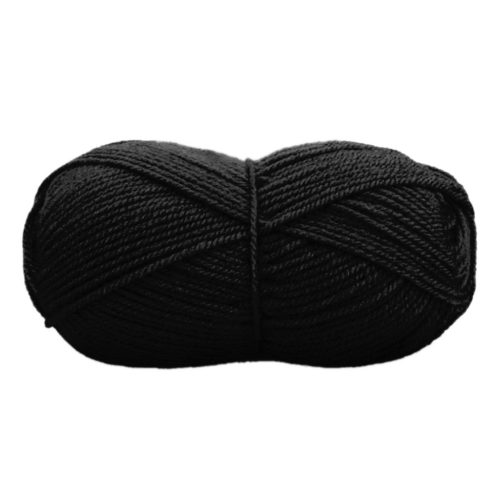 Madeja De Lana Color Negro (100 g)