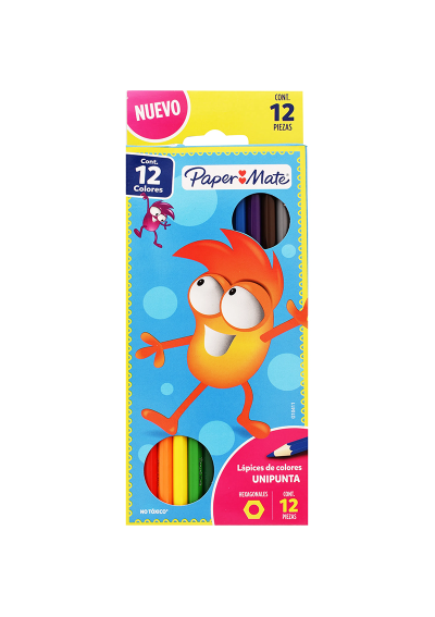 Lápices De Colores Hexagonales Paper Mate