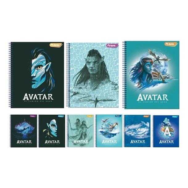 Pack 10 Cuadernos Universitarios Avatar 100 hj 7mm Torre 