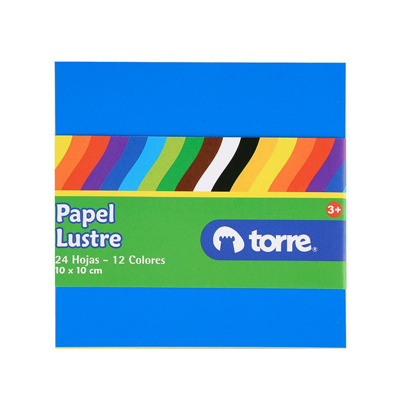 Fajo Papel Lustre Torre | 10x10 cm