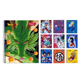 Pack 10 Cuadernos Universitarios Dragon Ball Z 100 hj 7mm Torre 