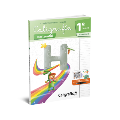 Libro Caligrafía Horizontal 1ro Básico 1er Semestre Caligrafix