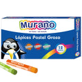 Lápices Pastel Graso 12 u Murano