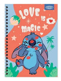 Cuaderno Triple 150Hjs 7mm Stich “Love” Artel