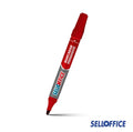 Plumón Permanente SelloSchool Punta Redonda Rojo