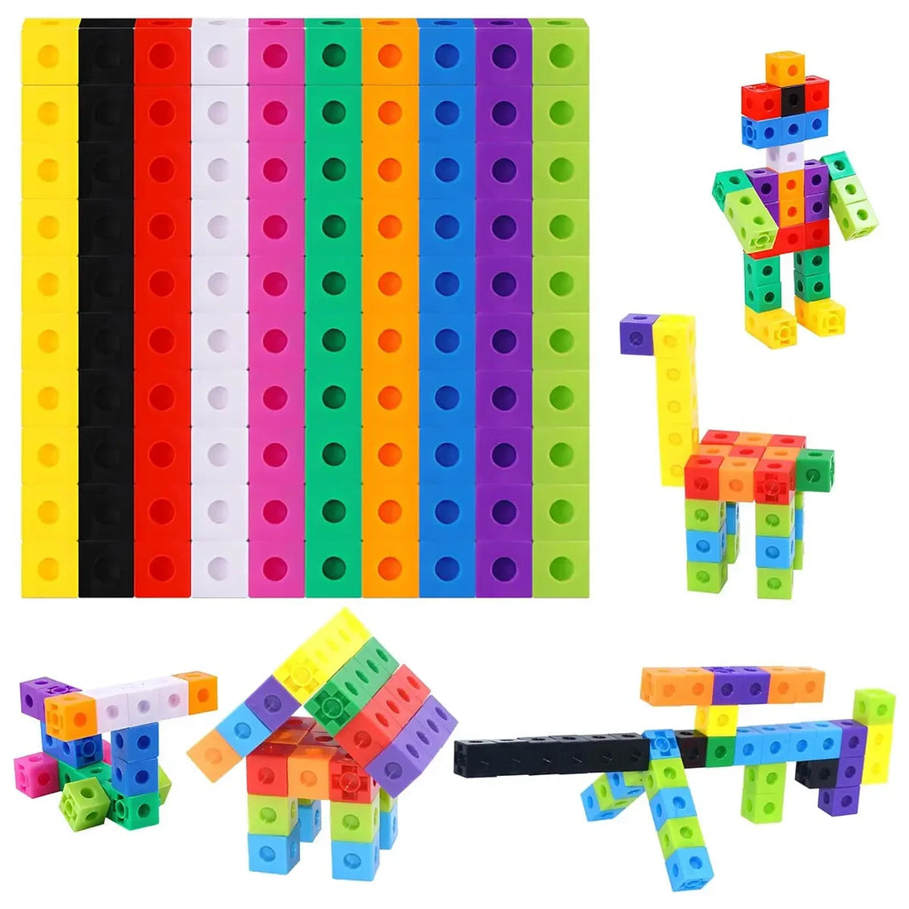 Cubos Multiencaje Unifix Conectables (100 u)