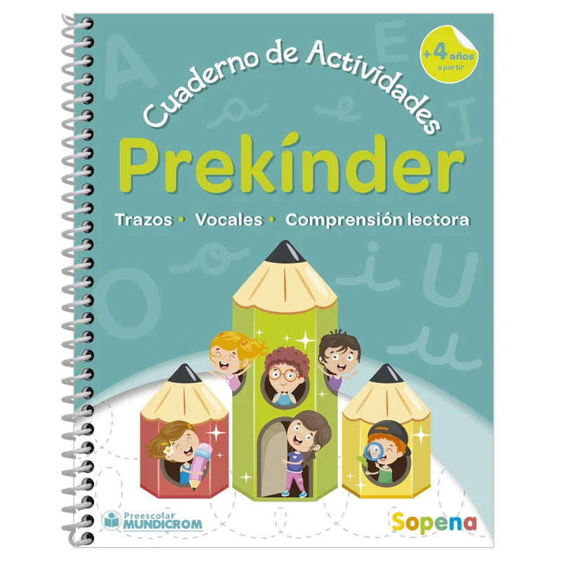 Libro Actividades Caligrafía Pre Kinder Sopena