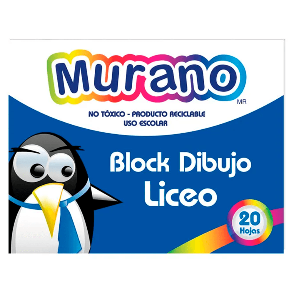 Block Dibujo Liceo 60 20 Hojas Murano