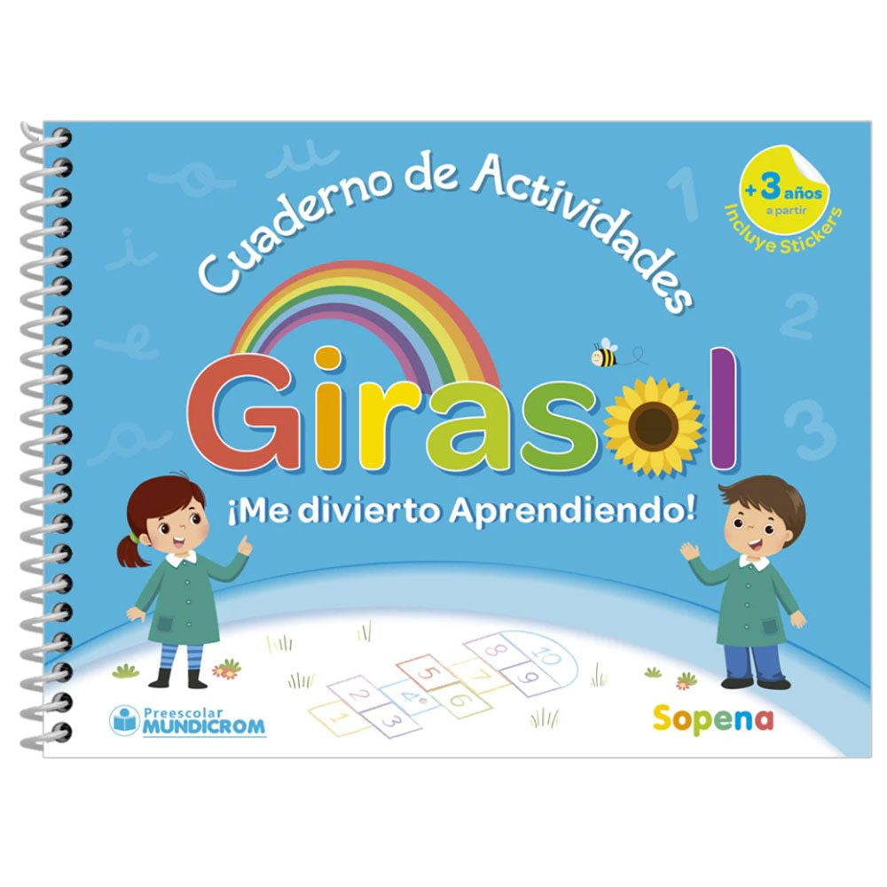 Libro Apresto Actividades Girasol Sopena